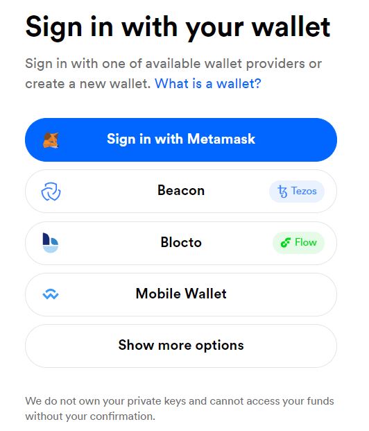 metamask kayıt olma