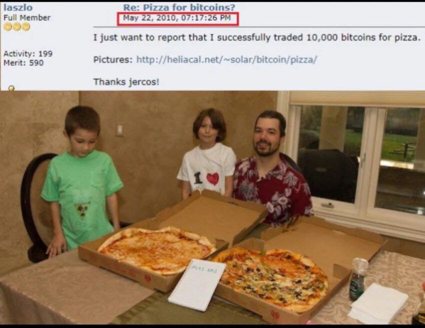 Bitcoin pizza günü Laszlo Hanyecz