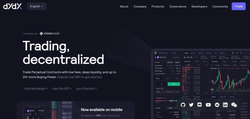 dYdX Coin Nedir