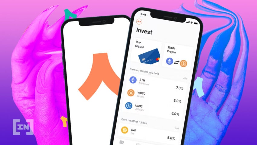 argent cüzdan mobil arayüzü
