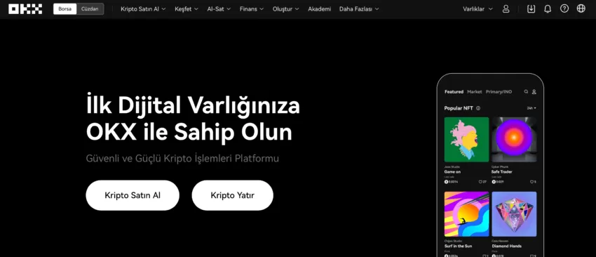 okx borsası nedir