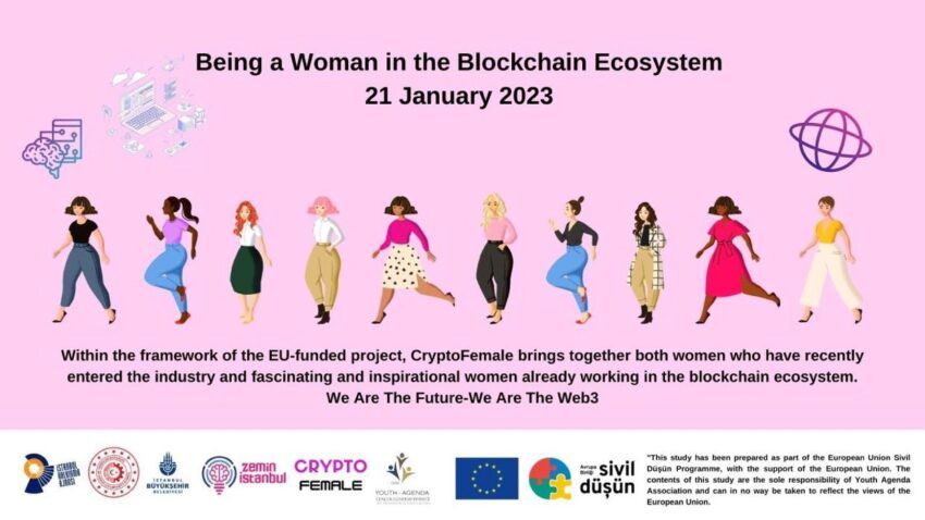 Avrupa Birliği Sivil Düşün Desteği ile “Blockchain Ekosisteminde Kadın Olmak” Projesi
