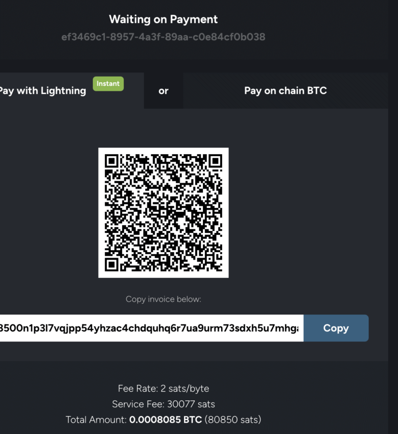 Bitcoin karekod ödemesi