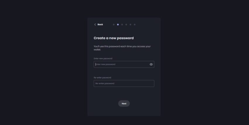 Brave wallet şifresi