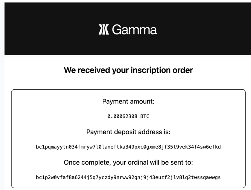 Gamma NFT