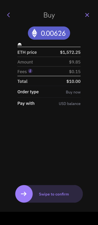 ETH nasıl alınır üçüncü adım