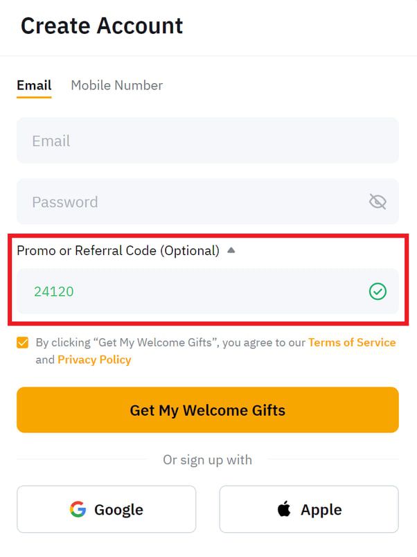 bybit'te hesap oluşturma