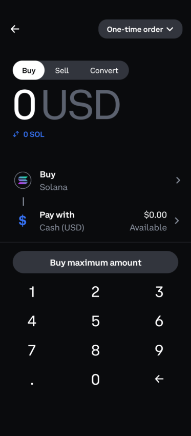 solana alımı ikinci adım