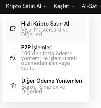 okx hızlı kripto al sayfası