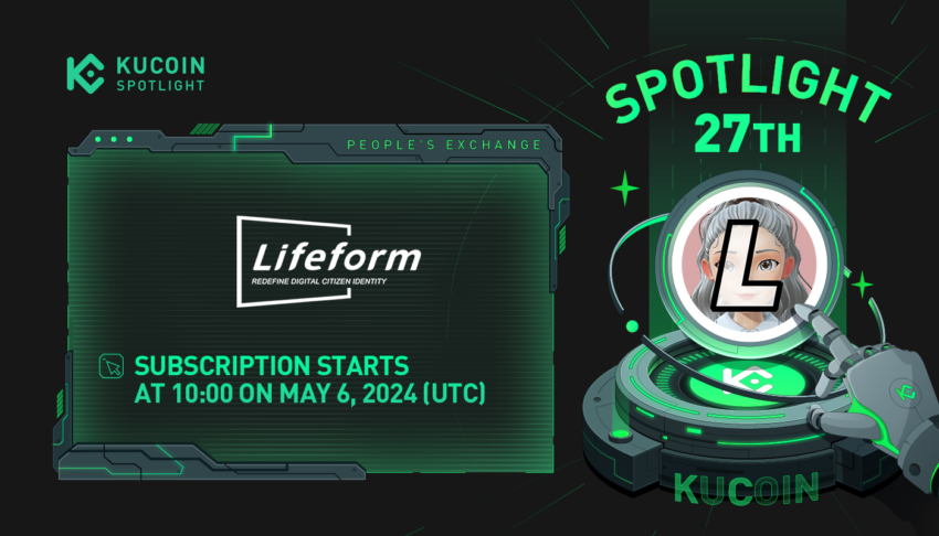 KuCoin, Merkezi Olmayan Dijital Kimliğe Öncülük Eden 27. Spotlight IEO’da Lifeform’u Tanıttı