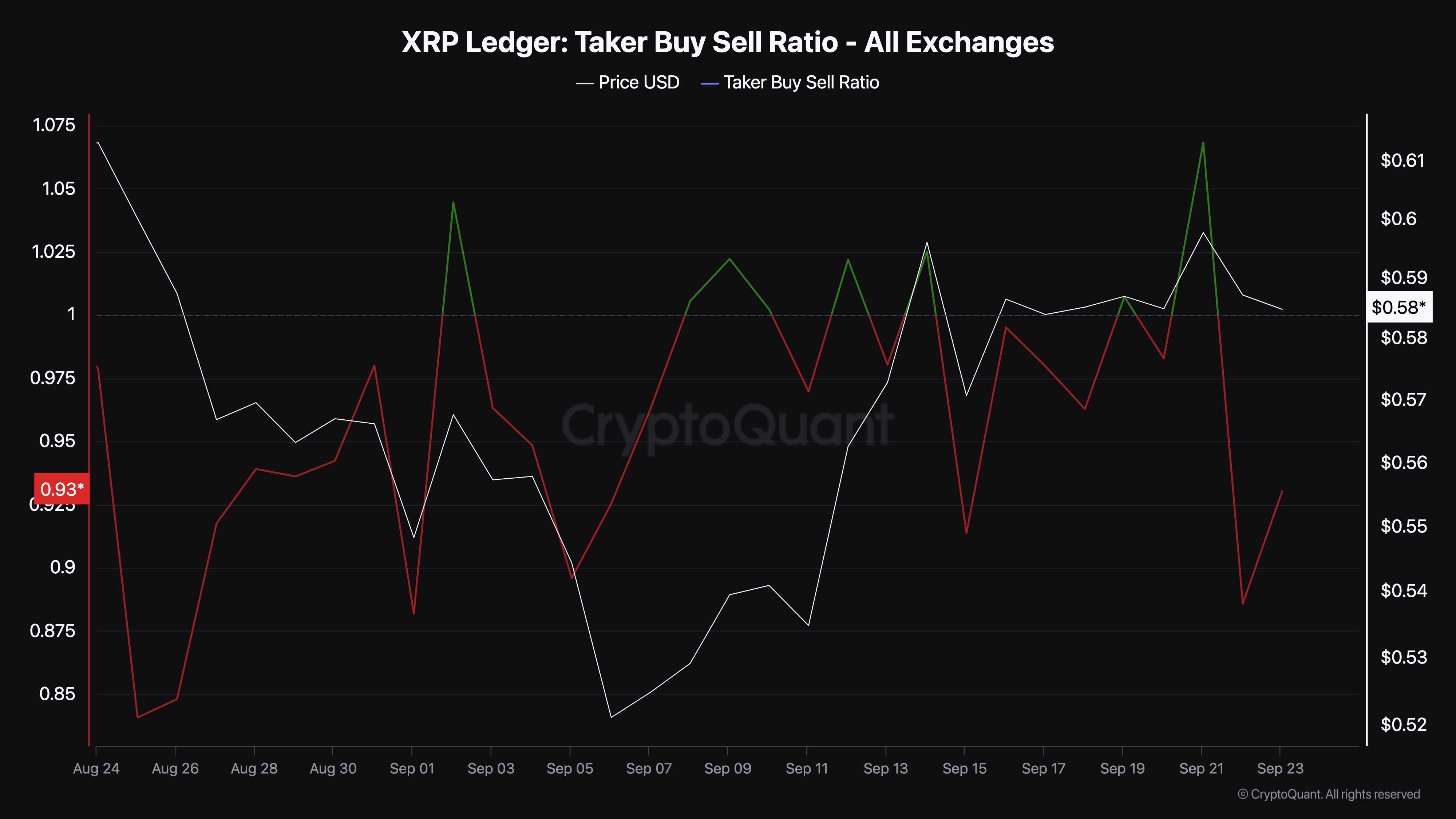 Ripple Alıcı Satıcı Oranı.