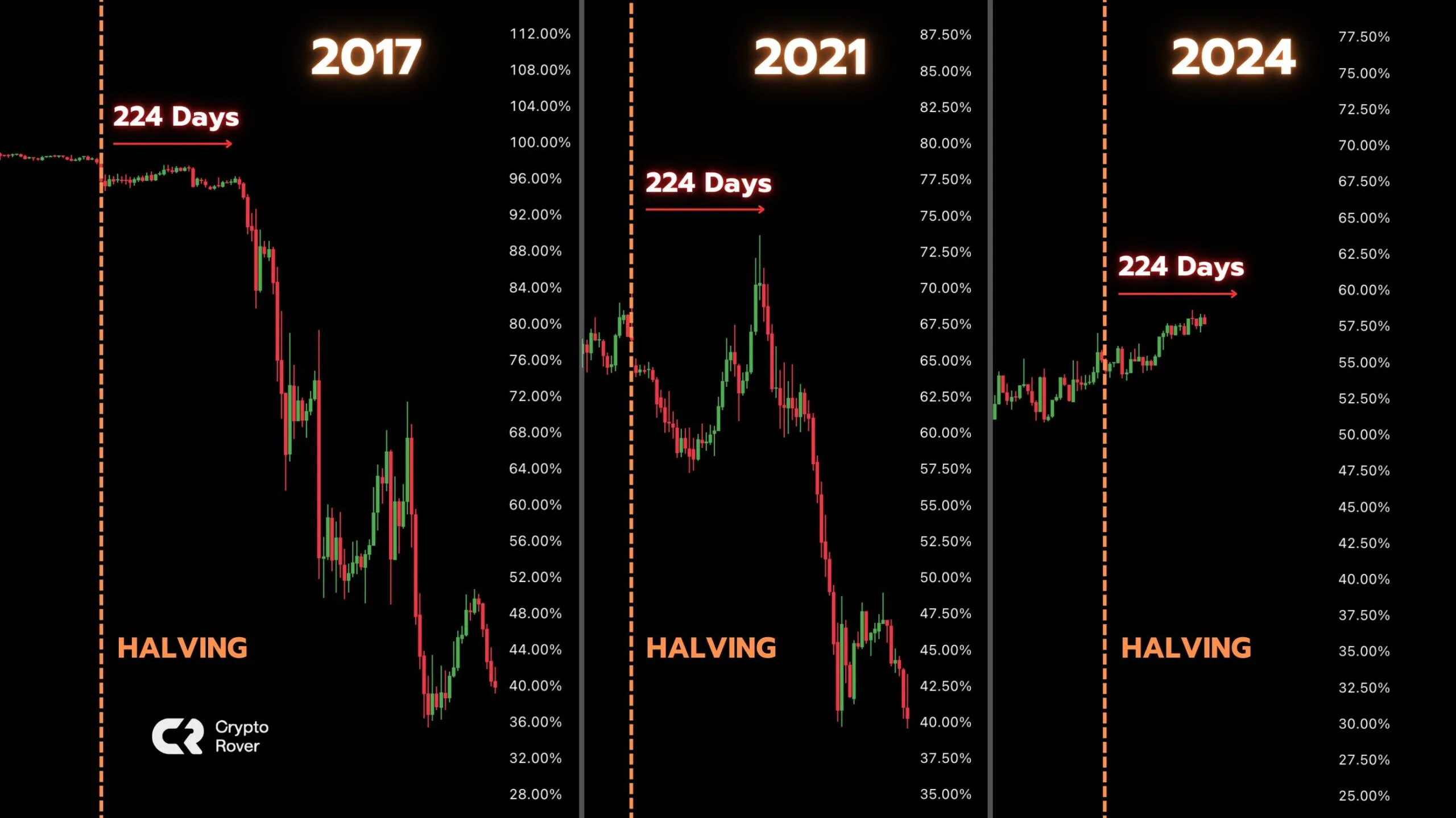 Bitcoin Dominance dalgalanmaları.