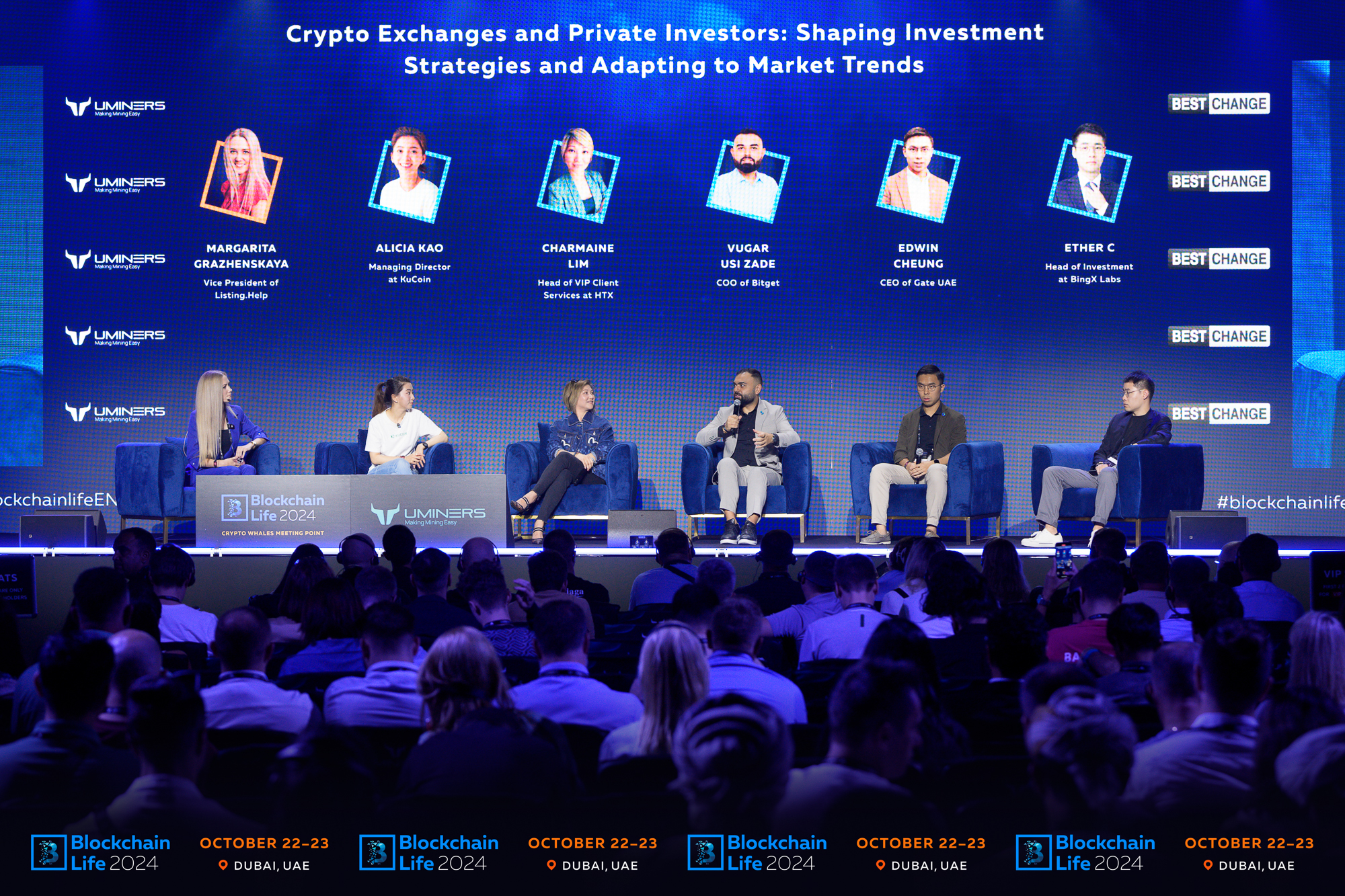 Margarita Grazhenskaya, Alicia Kao, Charmaine Lim, Vugar Usi Zade, Edwin Cheung ve Ether C Blockchain Life'ta