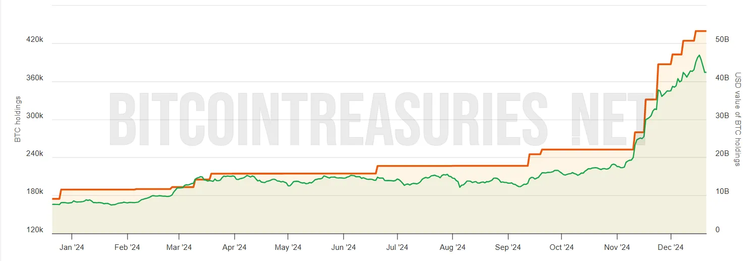 MicroStrategy Bitcoin Holindgs.