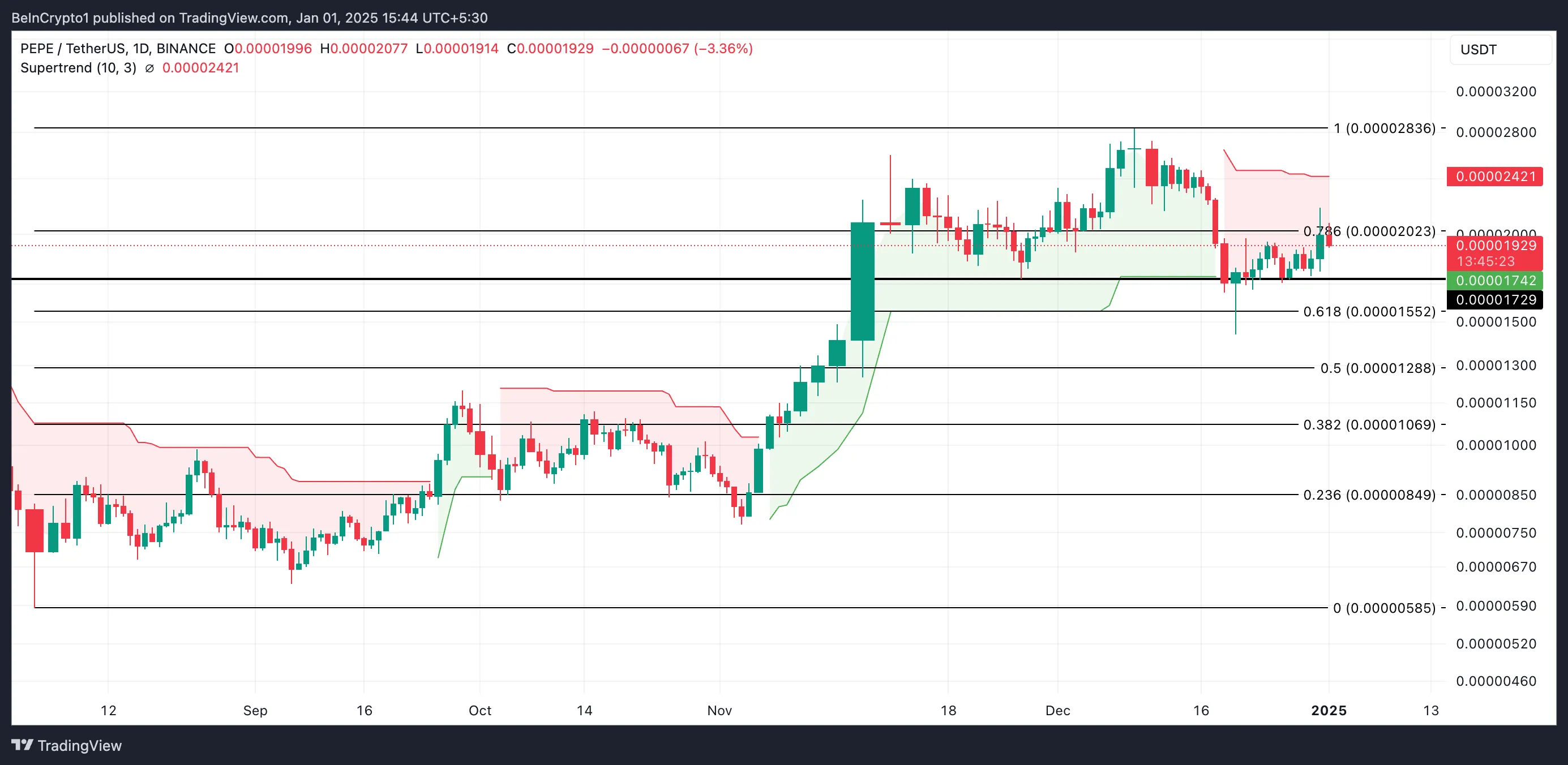 PEPE Meme Coin Fiyat Analizi