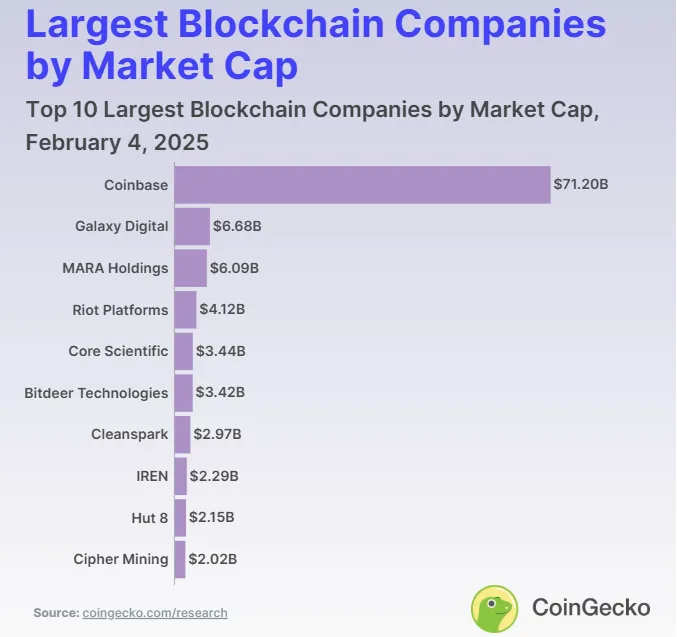 Piyasa Değerine Göre Halka Açık Blockchain Şirketleri