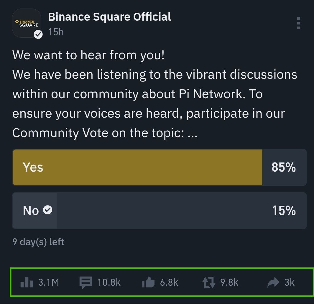 Binance Topluluk Oylaması ile Pi Network'ü Listeleme