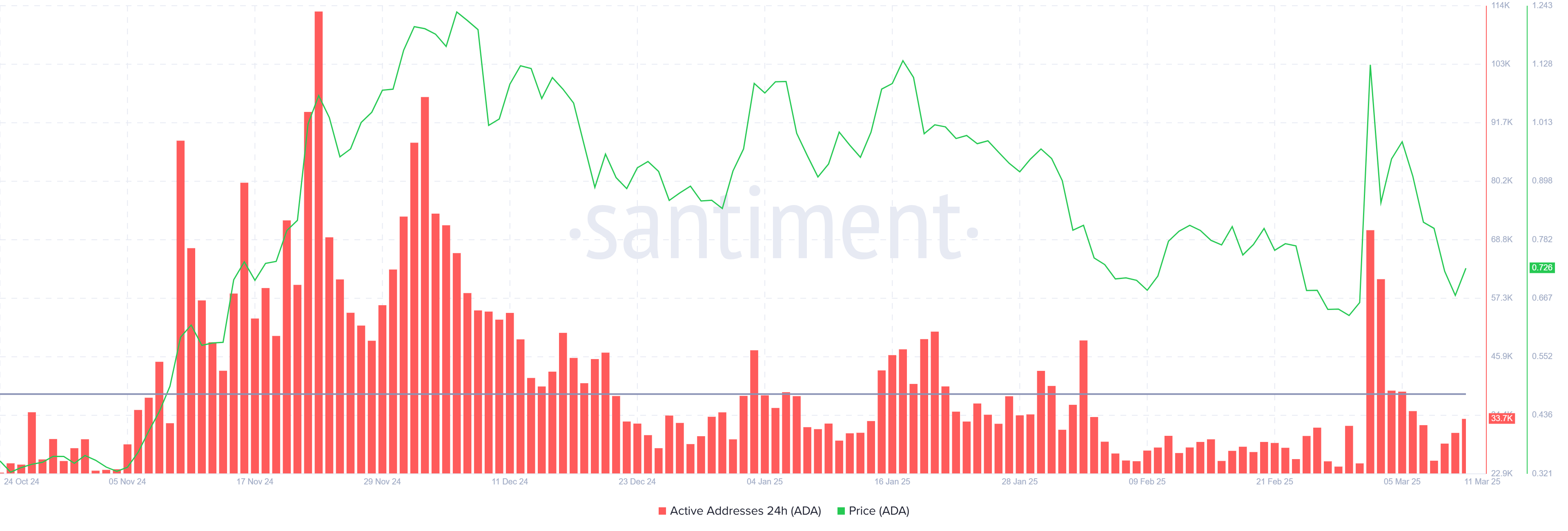 Cardano Aktif Adresler