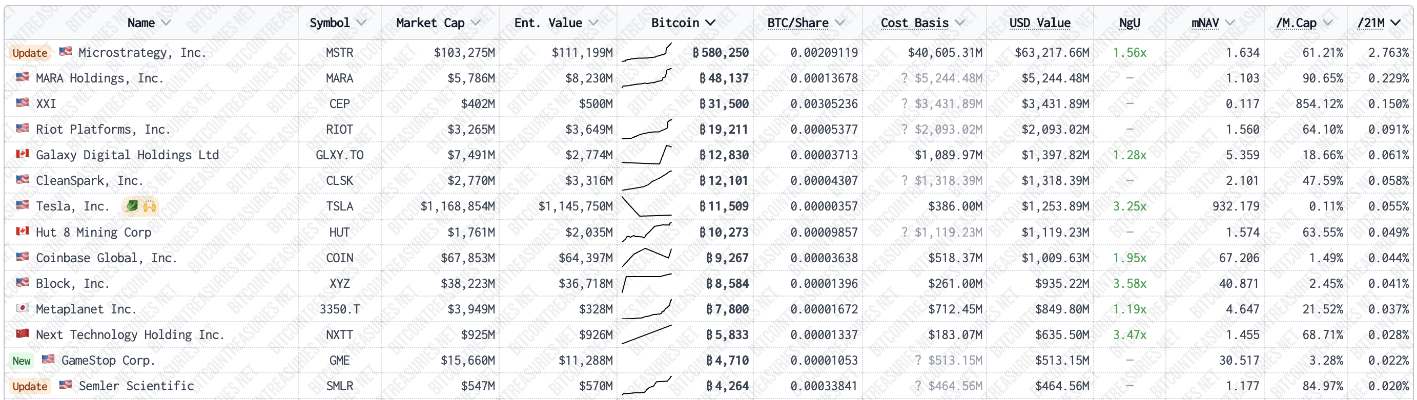 En Büyük Bitcoin Sahipleri