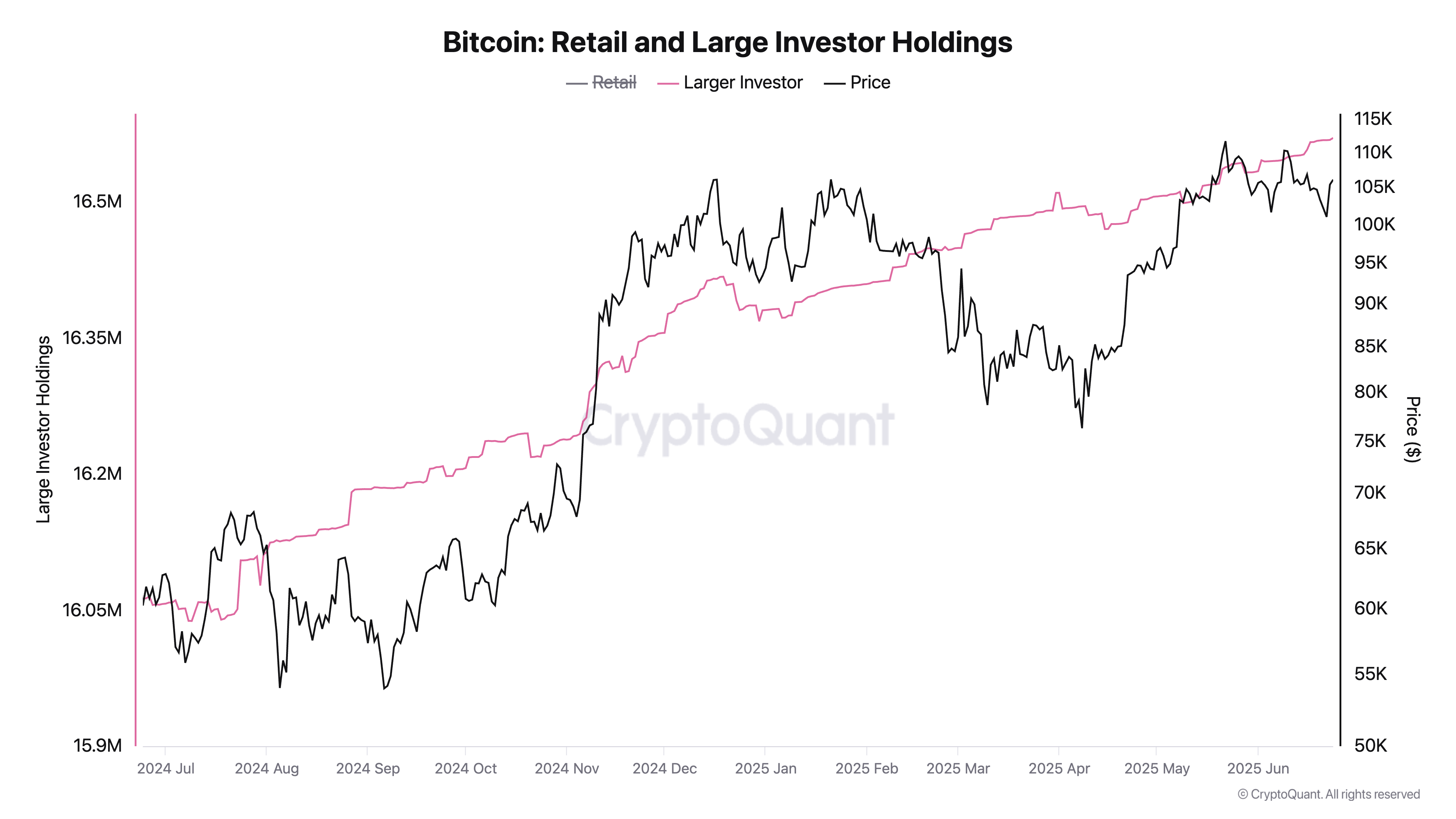 Bitcoin Büyük Yatırımcı Varlıkları.