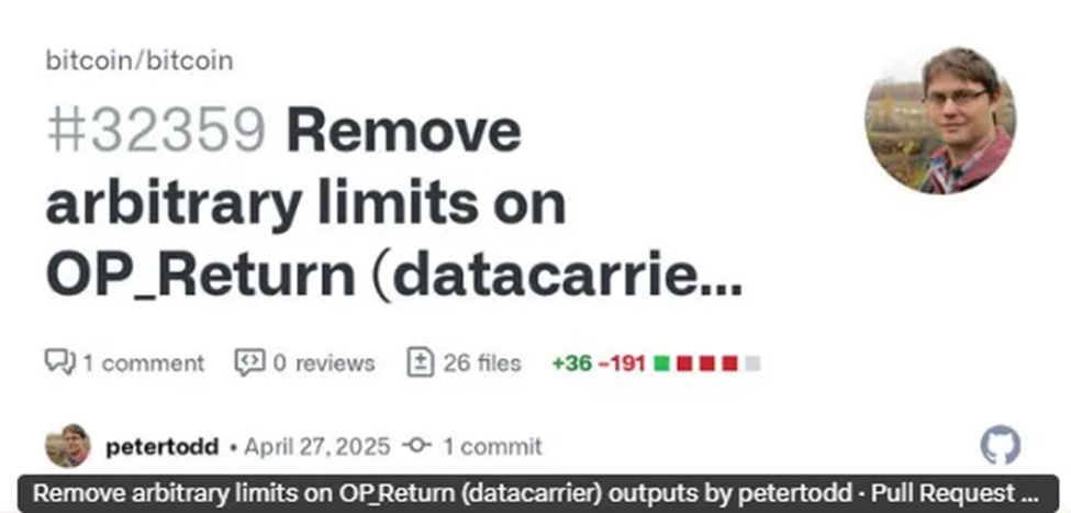 Peter Todd’un OP_Return üzerindeki keyfi limitleri kaldırma önerisi