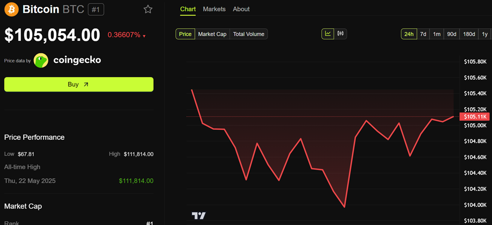 Bitcoin (BTC) Fiyat Performansı