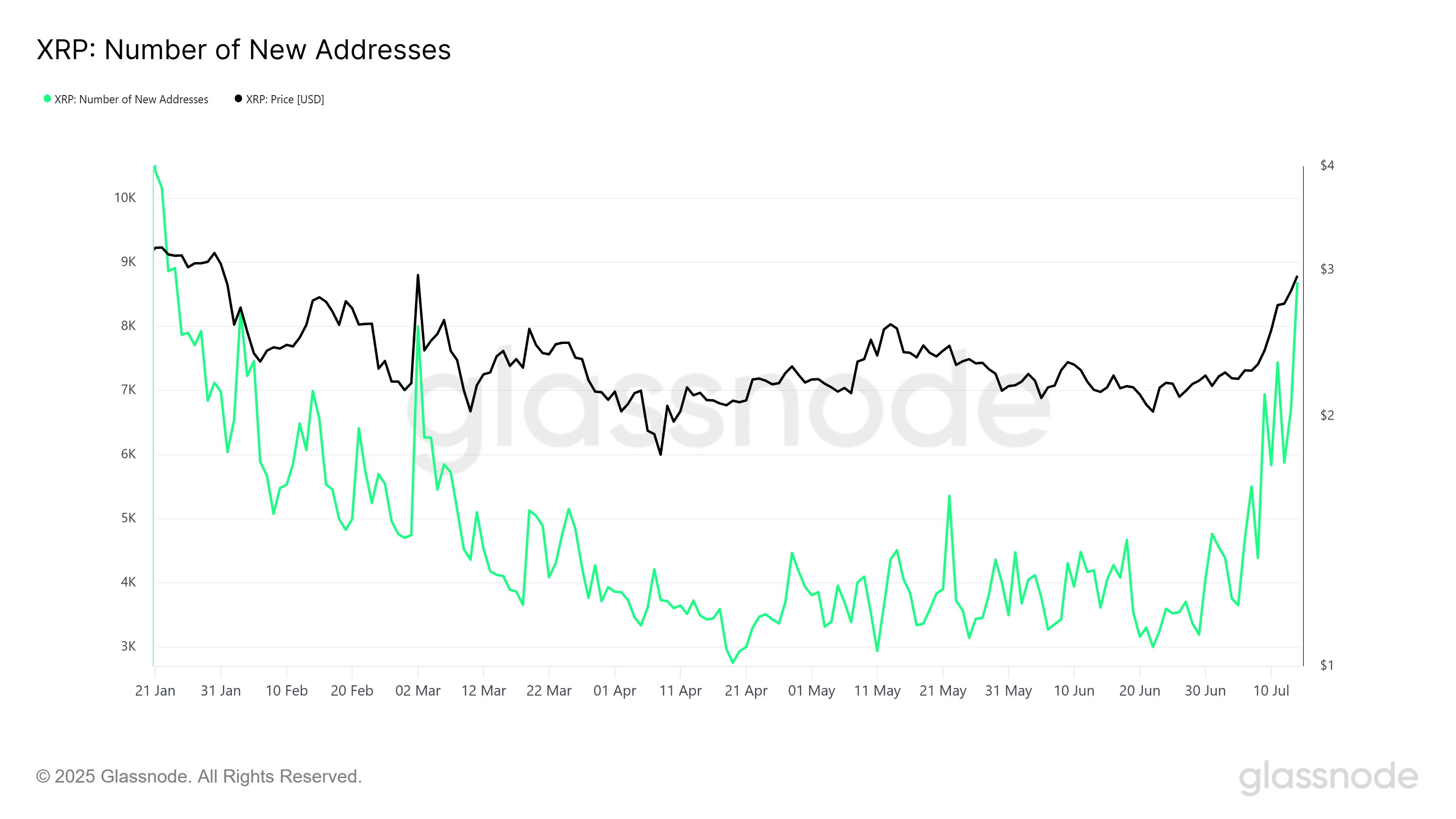 XRP Yeni Adresler