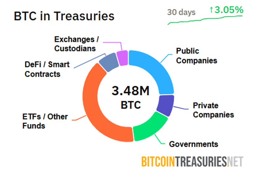 Hazinelerdeki Bitcoin