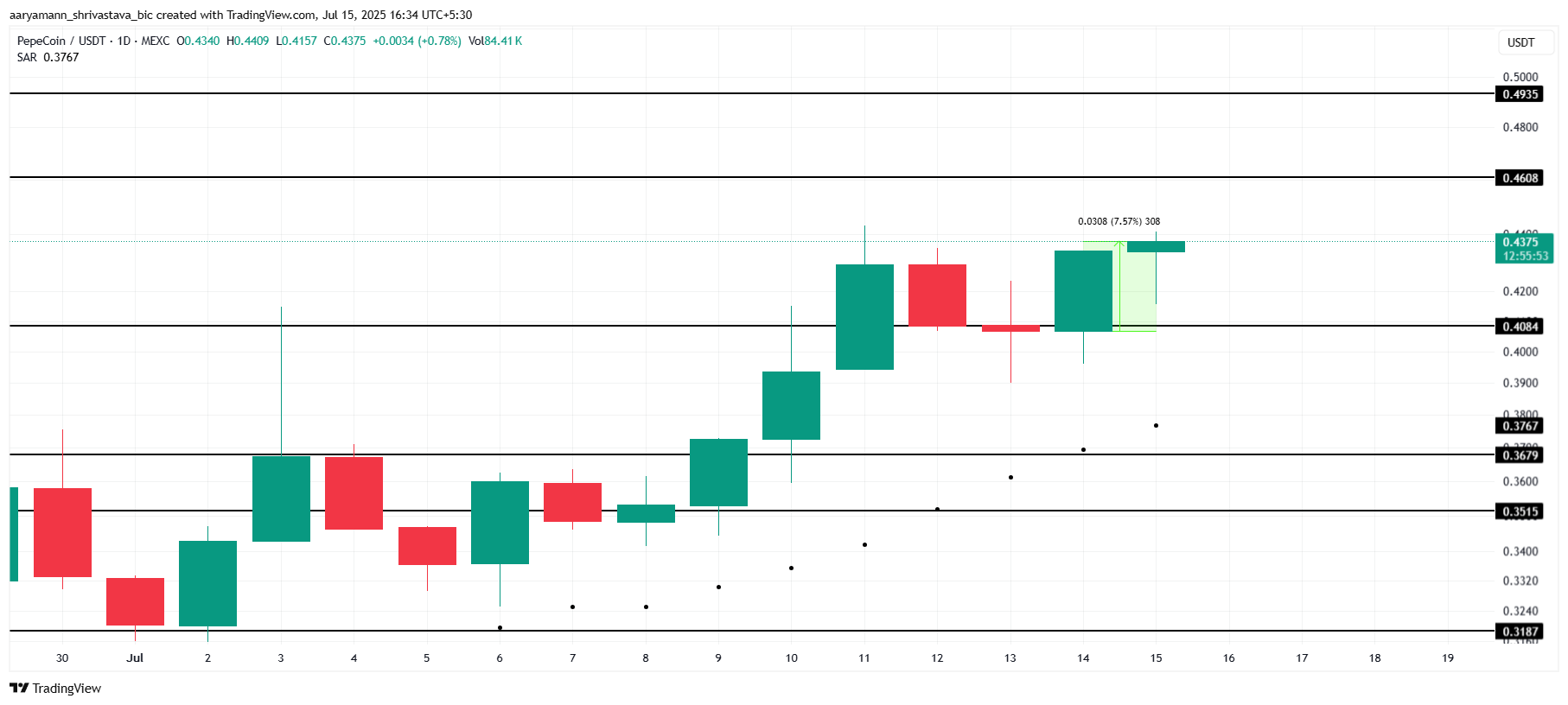 PEPECOIN Fiyat Analizi.