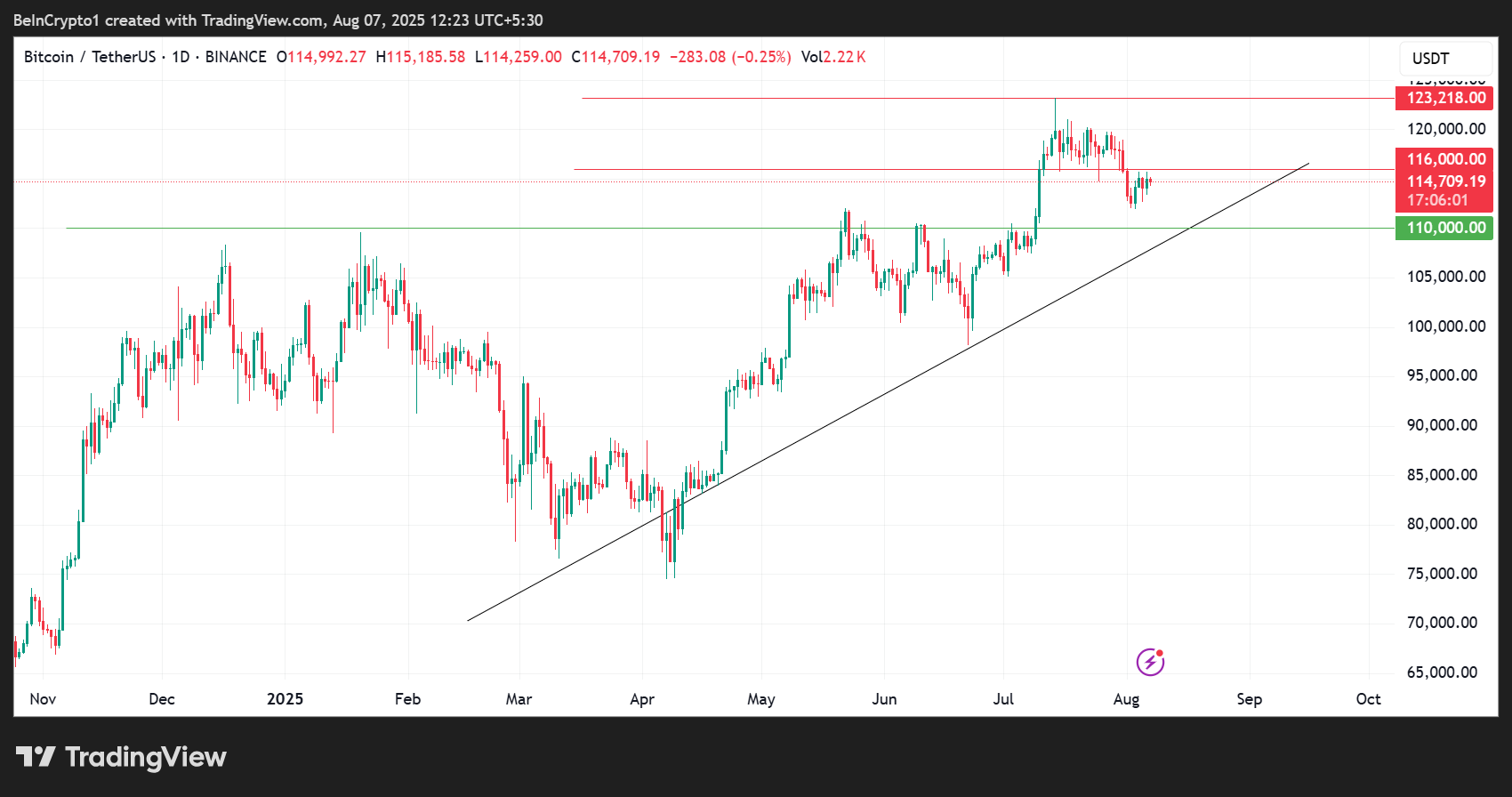 Bitcoin (BTC) Fiyat Performansı