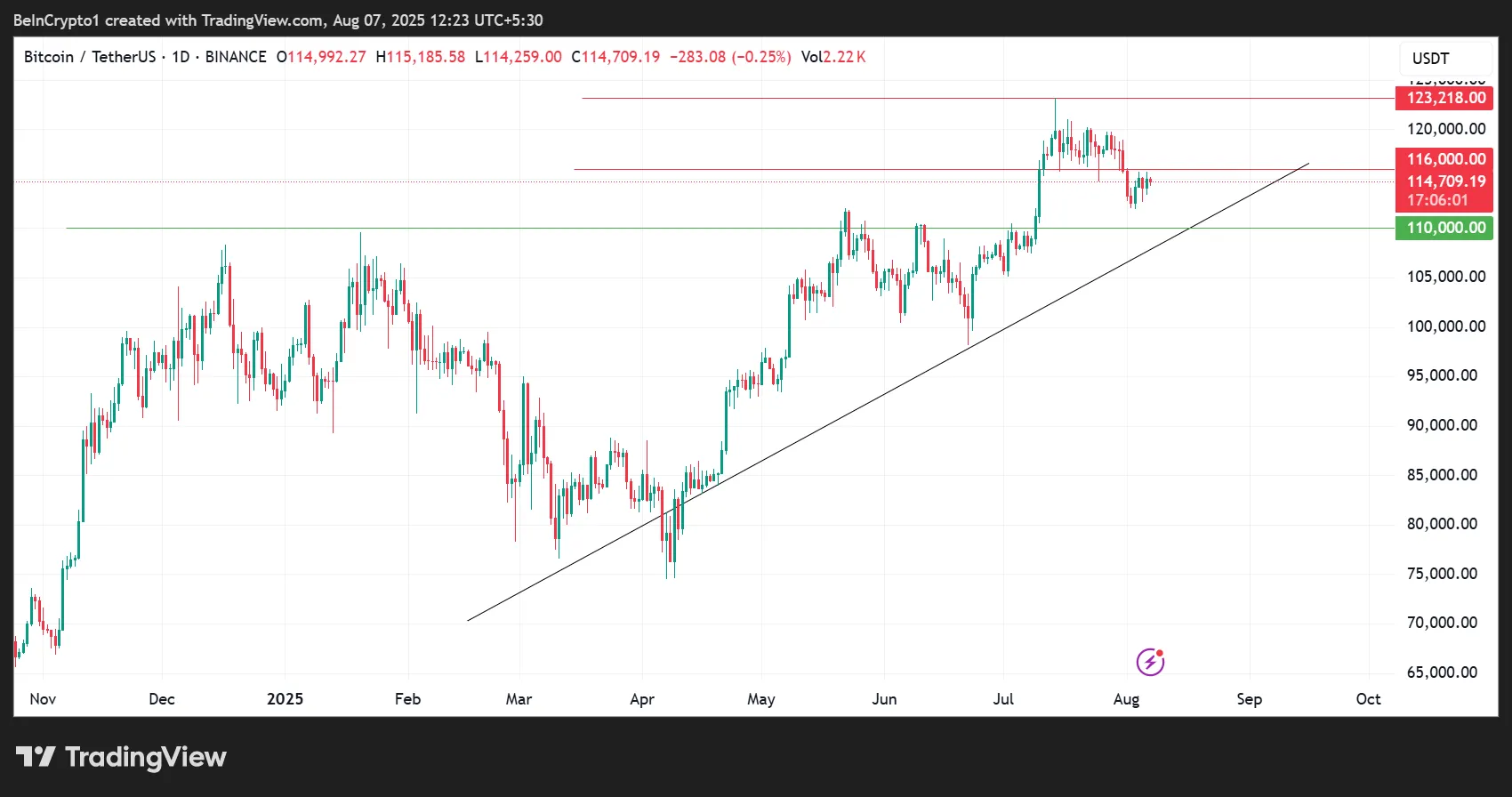 Bitcoin (BTC) Fiyat Performansı