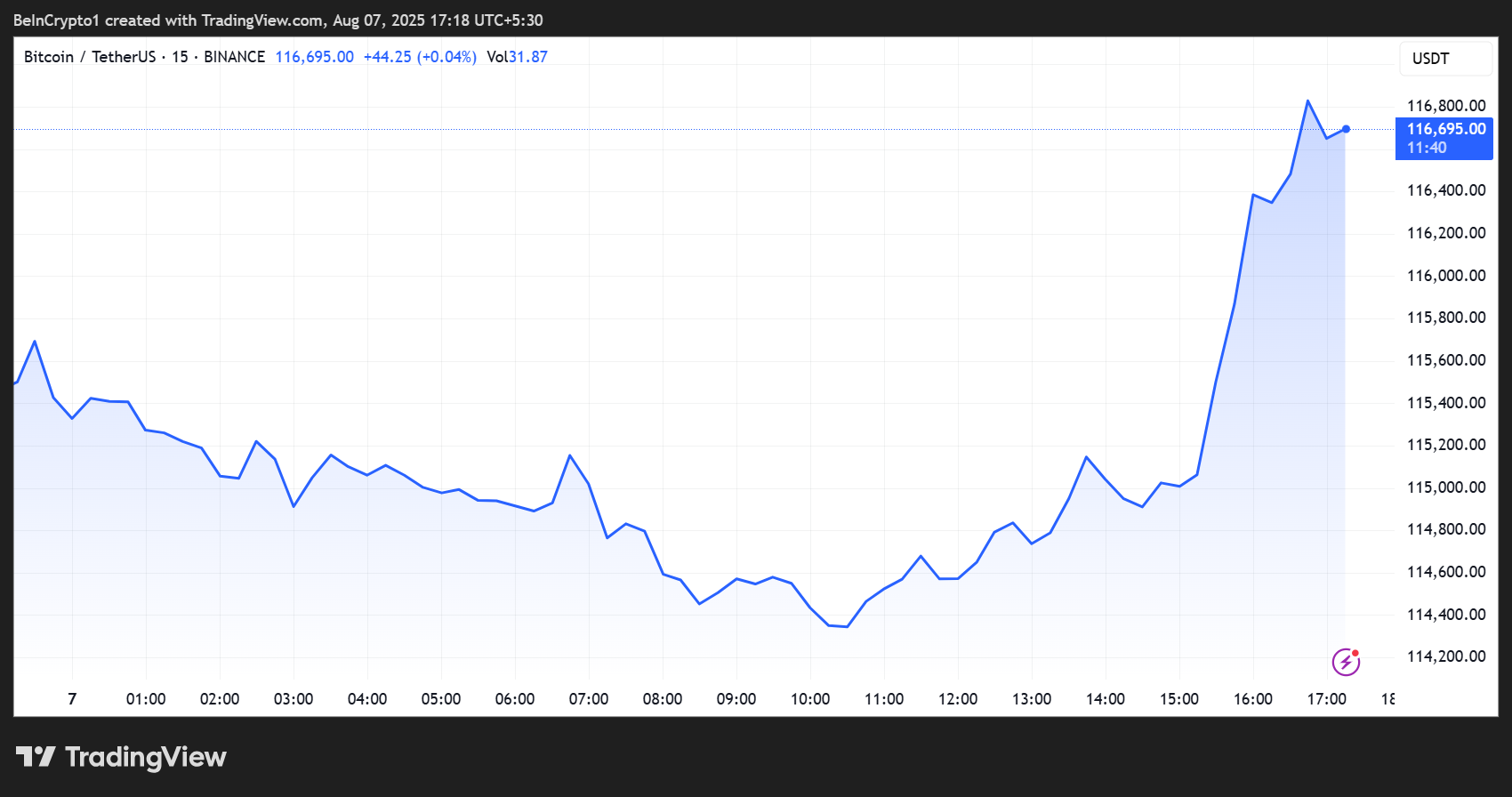 Bitcoin Fiyat Performansı