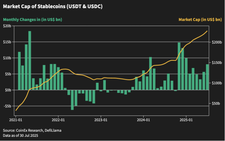 stablecoin girişleri